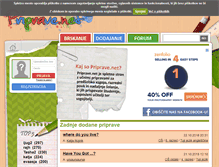 Tablet Screenshot of priprave.net